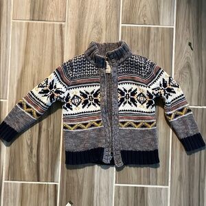 Old Navy Kids Sweater - Gray, White, Yellow, Orange, Black